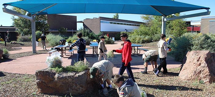 Boy Scouts helping to remove non-native plants during Public Lands Day 2016 | NPS Photo Boy Scouts helping to remove non-native plants during Public Lands Day 2016 | NPS Photo