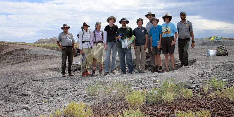 Paleontologist Bill Parker leads Field Institute crew on Fossil Dig | NPS Photo
