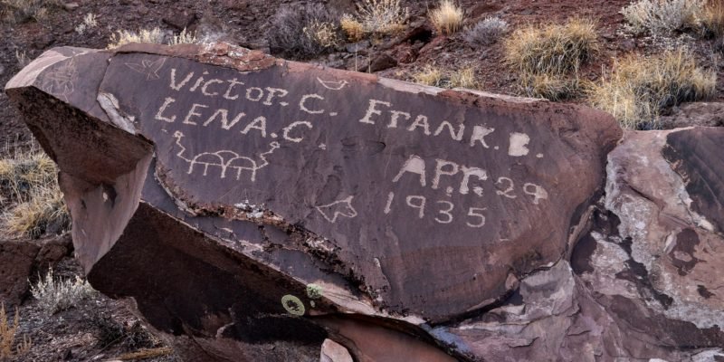 Historic rock inscriptions | Photo by Gary Grube